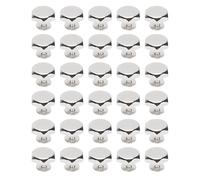 HEEPDD Kit de Rivets de Forme Hexagonale, Vis Durables en Alliage de Zinc pour l'artisanat de Sacs à Vêtements, 30 Ensembles pour les Projets de Bricolage (SILVER)