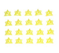 HEEPDD Kit de Supports de Cône en Plastique, 20 Pièces, Outil de Montage Pyramide Stable pour la Porte de l'armoire en Toile, adapté au Nan de Travail du Bois