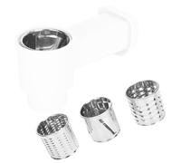 HEEPDD Kit de Tête de de Sortie de Hachoir à Viande, Pièces d'accessoires de Rechange en Acier Inoxydable pour Hachoir à Légumes 5#, Résistance à la Corrosion et compatibilité Améliorées