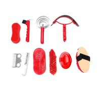 HEEPDD Kit de Toilettage pour Chevaux, Ensemble de Ferme Multifonctionnel en Acier Inoxydable