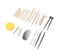 HEEPDD Kit d'outils en Argile, pour Débutants et Professionnels, Idéal pour les Projets d'art et 'artisanat de Poterie Kit 'outils en Argile, Ensemble ' de Sculpture en Bois, Nécessités