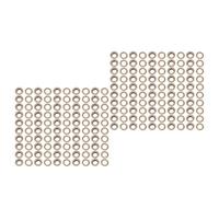 HEEPDD Kit d'outils en Cuir Kit d'œillets en Laiton 'oeillets en Métal Diamètre Intérieur de 18 Mm avec Outil 'installation pour les Tissus de Bâches Projets Imperméables en Cuir 100 Ensembles