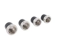 HEEPDD Kits de Roulement en Acier 4pcs Protecteur avec Soutien-Gorge 2,441 Diamètre de Diamètre Facile à Installer Moniteur de Graisse à Haute Résistance Remorque de Remorque de Roulement de Roue de