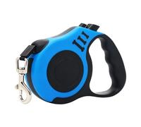 HEEPDD Laisse Rétractable pour Chien, Corde en Nylon de 5 M, Extension Automatique de 16 Pieds, Poignée Antidérapante, Verrouillage de Frein à Un Bouton pour Chiens de Petite et Moyenne (Blue)