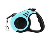 HEEPDD Laisse Rétractable pour Chien de 5 M, Laisse Automatique pour Animaux de Compagnie avec Frein à Un Bouton, Poignée Antidérapante pour Chiens de Petite et Moyenne Taille, Marche (Lac Bleu)