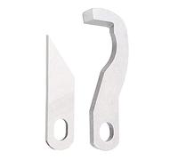 HEEPDD Lames de Rechange pour Machine à Coudre 2 Pièces, Ensemble de Couteaux de Surjet en Acier Inoxydable pour Machines à Surjeter Domestiques, Compatibles avec la Plupart des Modèles de Surjeteuse