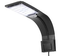 HEEPDD Lampe à LED pour Aquarium, Lumières d'Aquarium à LED Blanc Bleu Lumière Douce Prise EU 10W 220V pour Plante Aquatique