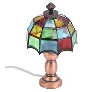HEEPDD Lampe de Bureau LED Dollhouse, Lampe de Table, Hauteur 1,9 Pouces pour éclairage de Maison de Poupée à l'échelle 1:12 de Bureau LED Dollhouse, Jouets Miniatures en Plastique pour Enfants Nan