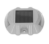 HEEPDD Lampe Solaire de Pont d'allée, Lampe de Quai d'allée IP68 étanche 600 MAh Accrocheur 12 LED Automatique Sûre pour Jardin (Lumière blanche)