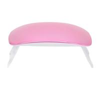 HEEPDD Lampe UV pour Ongles, Chargement USB, Lampe LED Pliable 6 W pour Nail Art à Domicile et Usage Professionnel (Rose éblouissant)