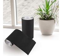 HEEPDD Les Outils de Jardin Ensembles Auto-adhésifs Noirs de Couture de Couture Synthétique Gazon Joignant, Imperméable, Respectueuse de l'éco, 15 * 500 Cm, pour Les Fournitures de Jardinage