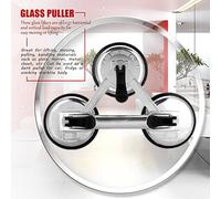 HEEPDD Lève-ventouse Sous Vide, Outil de Traction de Verre Robuste, capacité de Levage de 120 Kg pour Déplacer les Carreaux, Miroirs en Verre, Lève-ventouse Sous Vide, Alliage d'aluminium Nan