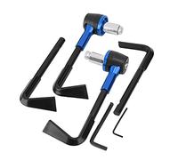 HEEPDD Levier de Protection de Frein de Moto, Protecteur de Poignée en Alliage d'aluminium, Résistant aux Chocs pour Guidon de 22 Mm, adapté à Divers Modèles de Motos, Sièges et Accessoires (BLUE)