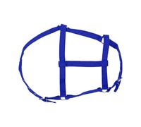 HEEPDD Licol de Retenue Réglable en Corde PP pour Bétail, Ajustement Doux et Confortable, Sangle Indéchirable à Haute Résistance, pour Cheval, Chèvre, âne, Couleurs Vives (Blue)