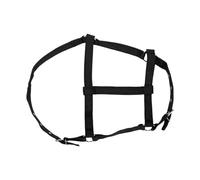 HEEPDD Licol Réglable en PP pour Vaches, Chèvres, ânes, Chevaux, Sangle Résistante aux Déchirures, Couleurs Vives pour Une Identification Rapide sur Le Terrain, Doux et sans Frottement (Black)