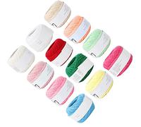 HEEPDD Ligne en Dentelle en Coton Douce et Douce pour Crochet, Couture, Décoration, 12 Couleurs, Coton, Protection UV, Lavable à la Main pour Crochet, Couture, Décoration, 12 Couleurs, UV (#6)
