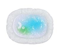 HEEPDD Lit de Refroidissement en Gel pour Animaux de Compagnie, Tapis Frais d'été pour Chiens et Chats, Conception de Cristal de Glace Durable, Portable et Lavable, Lit de (S)