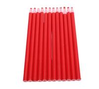 HEEPDD Lot de 12 Crayons à Coudre pour Tissu, sans Ficelle D'affûtage, Stylos de Tailleur avec Marqueurs Longue Durée, Marqueurs de Tissu Rouges Lavables pour un Marquage Précis sur le