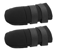 HEEPDD Lot de 2 Bottes pour Chien, Tissu Doux avec Sangles Réglables, Semelle Antidérapante pour la Randonnée, Idéales pour Les Chiens de Petite, Moyenne et Grande Taille (L)