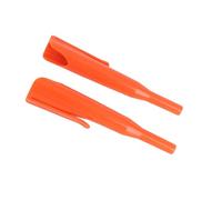 HEEPDD Lot de 2 Cache-crayons de Menuiserie en ABS avec Pointe Longue pour Marquage de Trous Profonds, Idéal pour les Menuisiers, les Projets de Menuiserie, Design de Transport avec Clamp/Holder de