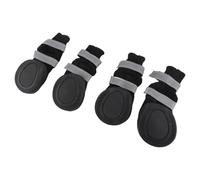 HEEPDD Lot de 4 Bottes pour Chien, Imperméables, Réfléchissantes, Antidérapantes, Chaussures de Protection Hautes, avec Fermeture Réglable, pour Chiens de Grande et Moyenne Taille, (XL)