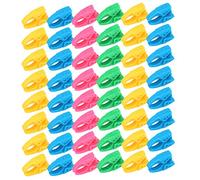 HEEPDD Lot de 48 Pinces à Canette en Silicone Réutilisables pour Machine à Coudre avec Matériau Doux et Extensible pour éviter L'effilochage du Fil, Convient pour les Bobines de