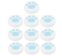 HEEPDD Lot de 6 Coques en Silicone pour Poignée de Pouce pour Lite, Contrôle amélioré du Joystick, Design Amusant en Forme de Chat et Installation Facile, Parfait pour Les Joueurs (Griffes Bleues