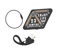 HEEPDD Lumière de Course à LED, Variable 2600 K, Lumière Blanche Chaude, Veilleuse Suspendue, équipement de Course Réfléchissant pour la Marche Nocturne, Le Jogging, la Marche du Chien,