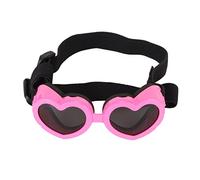 HEEPDD Lunettes de Soleil pour Chiens Lunettes de Soleil DOOGY, Protection des UV, de Petit Chien en Forme de Cœur pour Activités de Plein Air et Fêtes