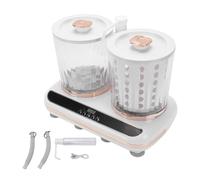 HEEPDD Machine à Laver Portable, Laveuse Compacte à Double Cuve pour Chaussettes de Lingerie et Petits Vêtements, avec Drainage intégré et Essorage, pour Dortoirs de Camping de Voyage