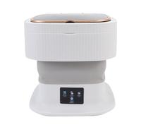 HEEPDD Machine à Laver Portable, Mini-laveuse Compacte avec Drainage Automatique, capacité de 11,5 L, Idéal pour la Blanchisserie et la Blanchisserie de Voyage (Prise UE)
