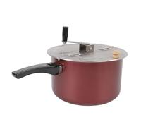 HEEPDD Machine à Pop-corn en Aluminium et Acier Inoxydable, Facile à Utiliser avec Couvercle pour Cuisinière à Gaz, Cuisinière à Induction, Parfaite pour les Soirées Cinéma en Famille