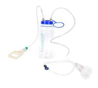 HEEPDD Machine à Traire de Chèvre, Trayeuse en Acier d'une capacité de 2 L pour une Traite Douce des Chèvres et des Moutons Machine à Traire de Chèvre, Animaux Domestiques Portables en Acier