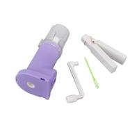 HEEPDD Machine à Tricoter à Manivelle, Tricoteuse Portative à Double Cordon de Guidage pour L'artisanat de Bracelets D'écharpes en Fil, avec Points Anti-sauts et compatibilité de