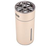HEEPDD Machine d'aromathérapie, Humidificateur en Aluminium, Diffuseur de Parfum Portable à Double Pulvérisation pour Appareils Ménagers de Voiture et d'usage Domestique (Gold)