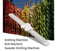 HEEPDD Machine de Tricot de Jauge Moyenne, Plastique Portable Combine le Tricot à Main et à Machine, 150 Points de Suture, Idéal pour les Débutants et les Amateurs d'artisanat