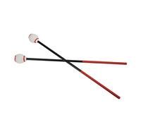 HEEPDD Maillets Marimba, Fibre de Carbone et Fil de Coton, Maillet à Percussion pour Instruments de Basse, Prise Confortable pour les Musiciens (point blanc)