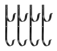 HEEPDD Maison de Soutien à la Piscine en Alliage en Aluminium Professionnel pour les Poteaux D'affiches de Tuyaux à Vide - Polon de Piscine Durable Percher pour Accessoires, Outils de Jardin - (BLACK)