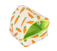 HEEPDD Maison pour Cochons d'Inde, Lit Nid Douillet en Coton pour Petits Animaux, Parfait pour Une Utilisation Hivernale avec Un Matériau Doux pour Hérissons et écureuils (L)