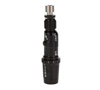 HEEPDD Manchon Adaptateur d'arbre en Alliage en Aluminium pour Les Pilotes M3 M4, Assemblage Facile, Pièce de Remplacement pour Manche, Adaptée aux Amateurs, Longueur de 6 Cm, Couleur Noire (Calibre
