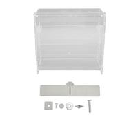 HEEPDD Mangeoire Acrylique Automatique avec Conception étendue au Poulet pour Les Oiseaux Mangeoires Transparentes pour Les Petits Oiseaux (S)