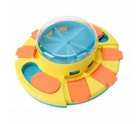 HEEPDD Mangeoires Lentes Fonction de Pression Distributeur de Friandises Interactif pour Chiens de Petite et Moyenne Taille Jouet d'enrichissement Mental Puzzle Alimentaire Mangeoire Lente Base