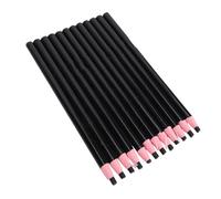 HEEPDD Marqueurs de Points Marqueurs de Tissu, 12 Pièces Crayons de Tailleur Noirs Antiadhésifs pour Quilting Fournitures de Couture Accessoires Vêtements Tissu Cuir Fabrication de Chaussures Métal