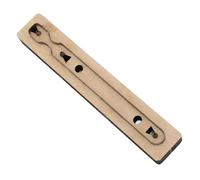 HEEPDD Matrice de Découpe en Cuir de Sangle, Moule de Découpe de Porte-clés en Bois et en Acier pour l'artisanat de Bricolage, la Fabrication de Bijoux, la Décoration de la Maison, Outil de 22x1.8cm,