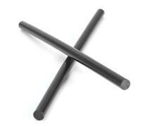 HEEPDD Meubles de Bureau à Domicile 10pcs 7 * 150 Mm Bâtons de Colle à Chaude Colorés, Non Toxique, Adhérence Rapide, Haute Résistance, Fournitures d'artisanat de Bricolage pour l'école, la (BLACK)