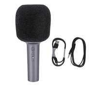 HEEPDD Microphone sans Fil, de karaoké Portable avec Tête de de 16 Mm et Technologie de Puce Intelligente, Batterie de 2500 MAh pour Le Chant, L'enregistrement, Les Fêtes à la Maison,