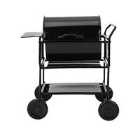 HEEPDD Mini Chariot à Main pour Barbecue d'extérieur, Gril Miniature, Modèle à l'échelle 1:12 pour Enfants, Décor Parfait pour Les Jardins de Fées