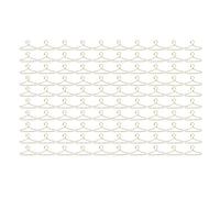 HEEPDD Mini Cintre 100 Pièces pour Vêtements de Poupée Accessoires Rangement et Organisation Fournitures de Bureau élégant en Métal Antirouille Nan Fournitures de Bureau et Scolaires (Gold)