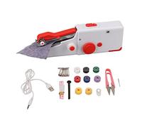 HEEPDD Mini Machine à Coudre Portable, Machines à Coudre électriques de Conception Ergonomique Portables Faciles à Utiliser pour Fabriquer des Rideaux de Vêtements et des Tentures