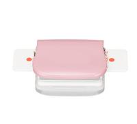 HEEPDD Mini Machine à Poinçonner le Papier en Acier allié, Classeur à Bobines, Poinçons 5 Feuilles, Idéal pour les Tableaux à Feuilles A5, Organisateur de Maison et de Bureau (PINK)